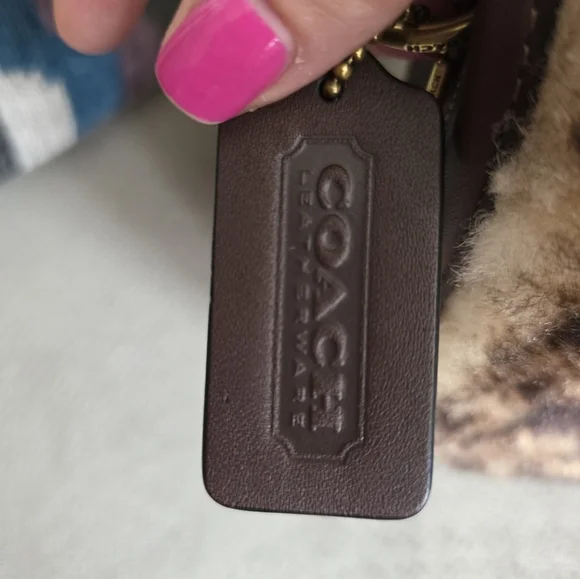 NWT Coach Shearling Swinger Chain Bag - Picture 4 of 7
